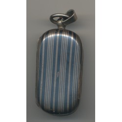 Porte Louis - 10 et 20 Francs Or - motif rayures couleur argent et noir - Ref12
