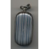 Porte Louis - 10 et 20 Francs Or - motif rayures couleur argent et noir - Ref12