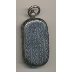 Porte Louis - 10 et 20 Francs Or - motif rayures couleur argent et noir N°2 - Ref13