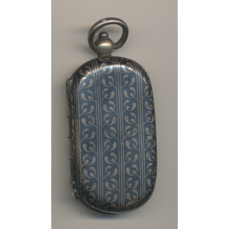 Porte Louis - 10 et 20 Francs Or - motif rayures couleur argent et noir N°2 - Ref13
