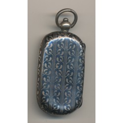 Porte Louis - 10 et 20 Francs Or - motif rayures couleur argent et noir N°2 - Ref13 2