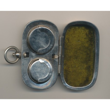 Porte Louis - 10 et 20 Francs Or - motif - métal argenté - Ref16