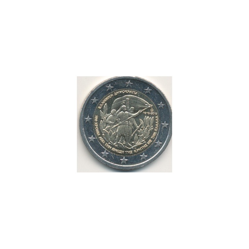 2€ Grece - 2013 - 100e anniv rattachement Crète à la Grèce