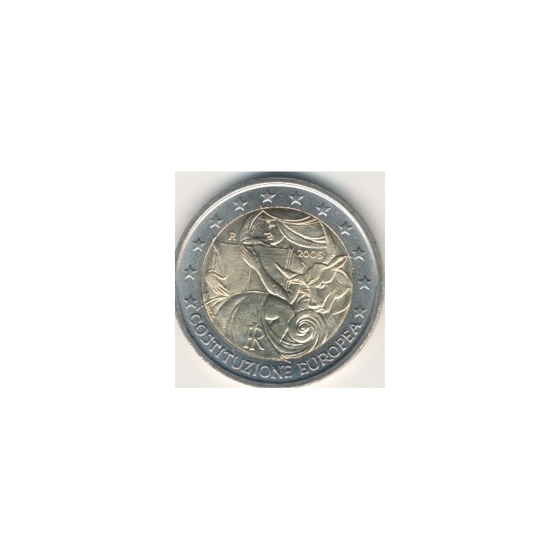 2€ Italie - 2005 - 1 an constitution européenne