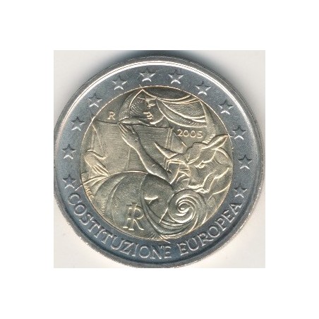 2€ Italie - 2005 - 1 an constitution européenne
