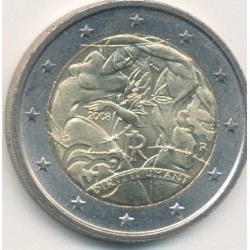 2€ Italie - 2008 - 60e anniv. déclaration universelle droits de l'homme