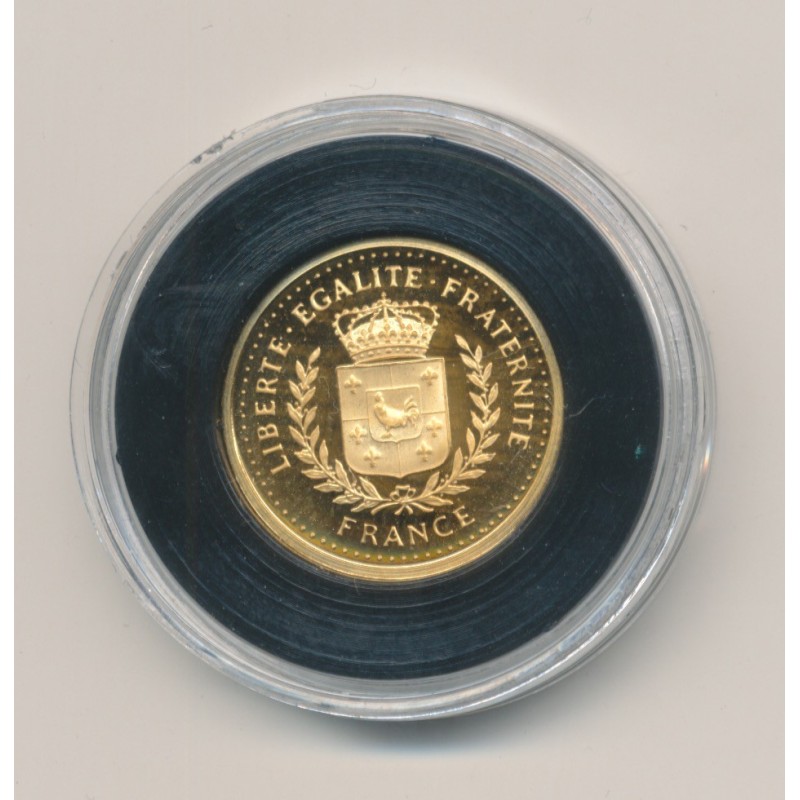 Médaille Or - Henri IV sur cheval blanc - FDC