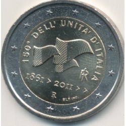 2€ Italie - 2011 - 150e anniversaire unification