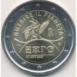 2€ Italie - 2015 - Exposition Universelle 2015 Milan