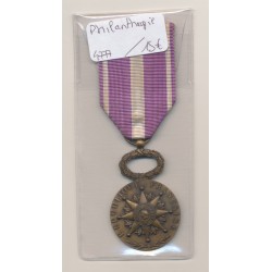 Médaille - Ligue française d'entraide sociale et philanthropique - ordonnance