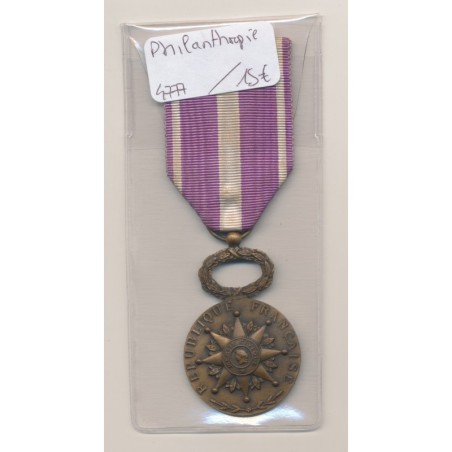 Médaille - Ligue française d'entraide sociale et philanthropique - ordonnance
