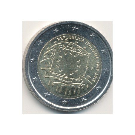 2€ Italie - 2015 - 30 ans drapeau européen