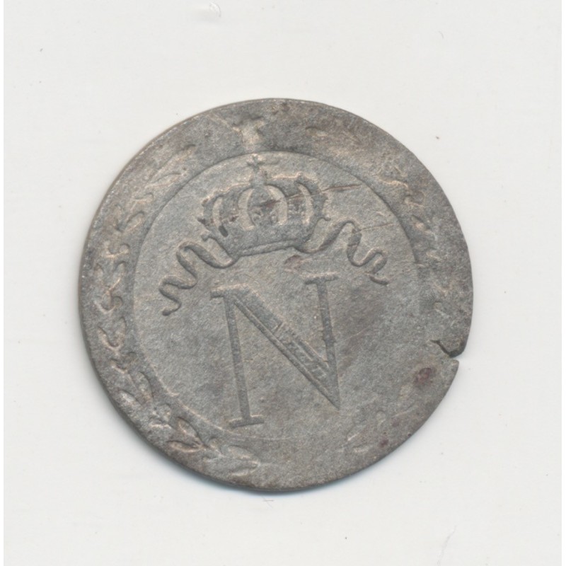 10 Centimes à l'N couronné - 1808 B Rouen - TB
