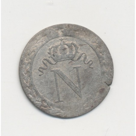 10 Centimes à l'N couronné - 1808 B Rouen - TB