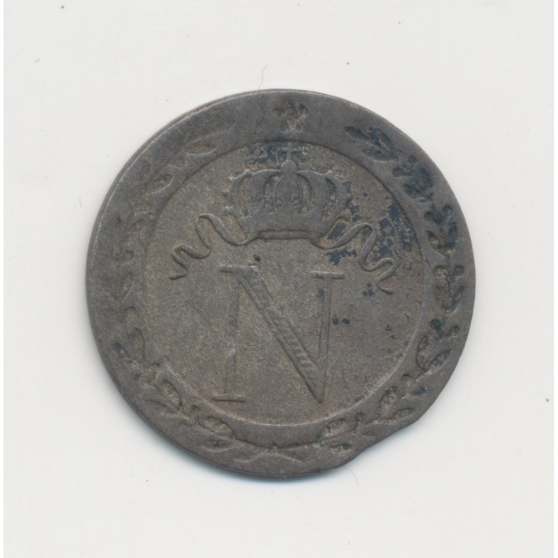 10 Centimes à l'N couronné - 1808 B Rouen - TTB