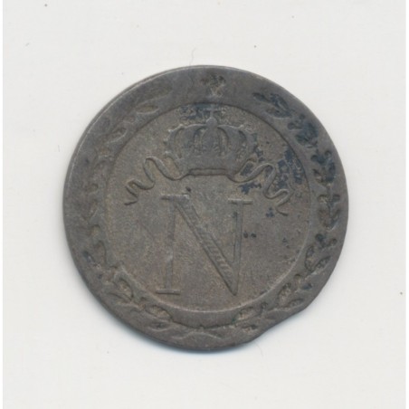 10 Centimes à l'N couronné - 1808 B Rouen - TTB