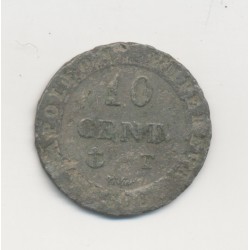 10 Centimes à l'N couronné - 1808 T Nantes - faux d'époque - TB+ 