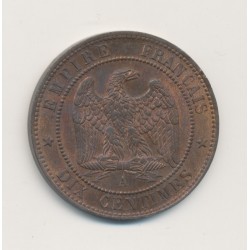 10 Centimes - 1853 A Paris - Napoléon III Tête nue - bronze - SUP+ 2