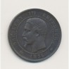 10 Centimes - 1856 A Paris - Napoléon III Tête nue - bronze - TTB+