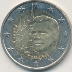 2€ Luxembourg 2007 - Grand duc Henri et Palais grand ducal