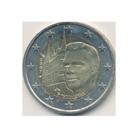 2€ Luxembourg 2007 - Grand duc Henri et Palais grand ducal