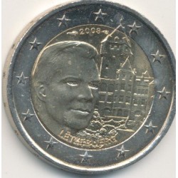2€ Luxembourg 2008 - château de Berg