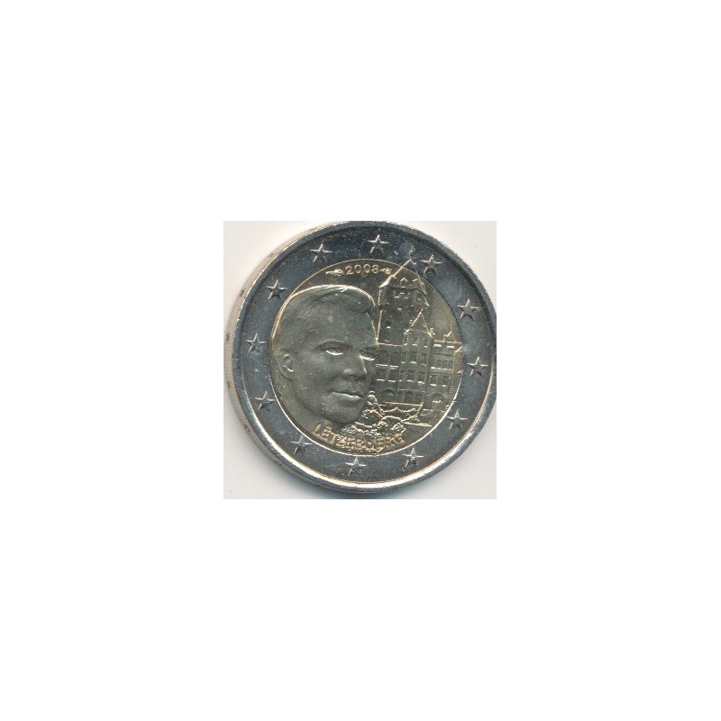 2€ Luxembourg 2008 - château de Berg
