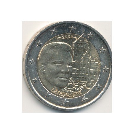 2€ Luxembourg 2008 - château de Berg