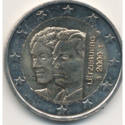 2€ Luxembourg 2009 - Grand duc Henri et Grande duchesse Charlotte