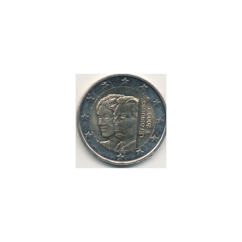2€ Luxembourg 2009 - Grand duc Henri et Grande duchesse Charlotte