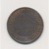 Napoléon III Tête nue - 10 centimes 1853 - Visite de Lille - TB