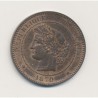 10 Centimes Cérès - 1870 A Paris - bronze - SUP+
