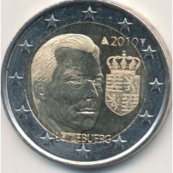 2€ Luxembourg 2010 - armoiries du grand-duc