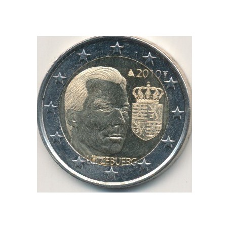 2€ Luxembourg 2010 - armoiries du grand-duc