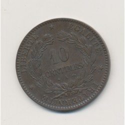 10 Centimes Cérès - 1871 A Paris - bronze - SUP+ 2