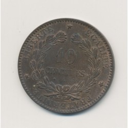 10 Centimes Cérès - 1873 A Paris - bronze - SUP+ 2