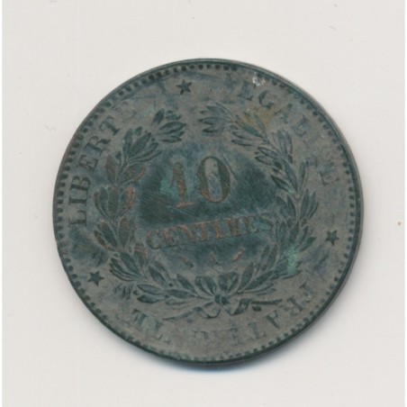 10 Centimes Cérès - 1880 A Paris - bronze - TB