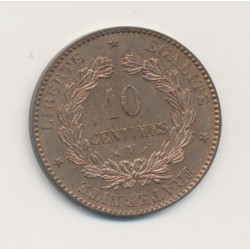 10 Centimes Cérès - 1881 A Paris - bronze - SUP+ 2