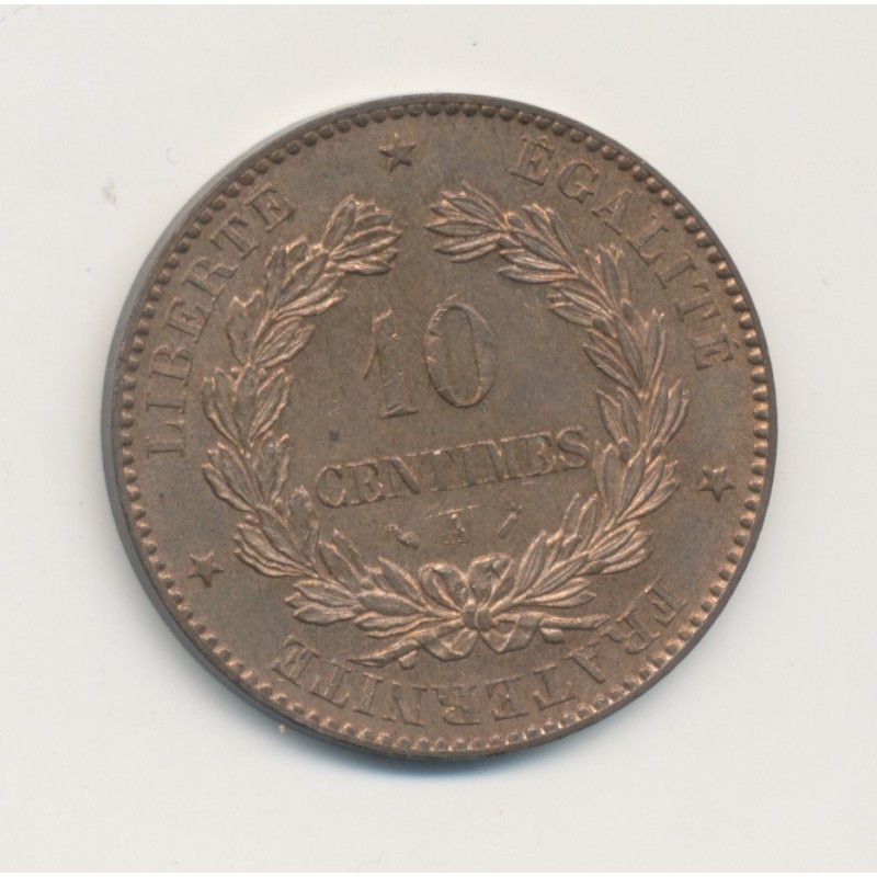 10 Centimes Cérès - 1881 A Paris - bronze - SUP+