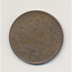 10 Centimes Cérès - 1885 A Paris - bronze - SUP+ 2