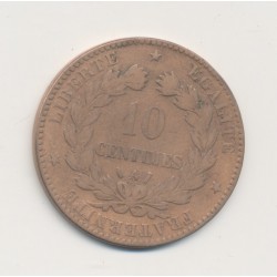 10 Centimes Cérès - 1887 A Paris - bronze - B/TB 2