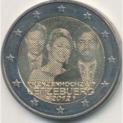 2€ Luxembourg 2012 - mariage princier