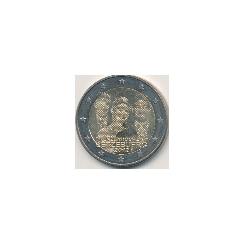 2€ Luxembourg 2012 - mariage princier