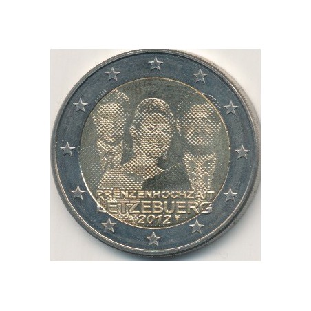 2€ Luxembourg 2012 - mariage princier