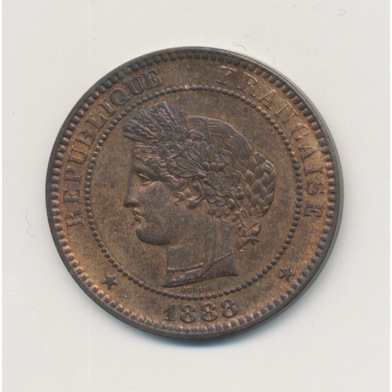 10 Centimes Cérès - 1888 A Paris - bronze - SPL