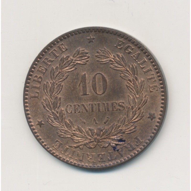 10 Centimes Cérès - 1888 A Paris - bronze - SPL