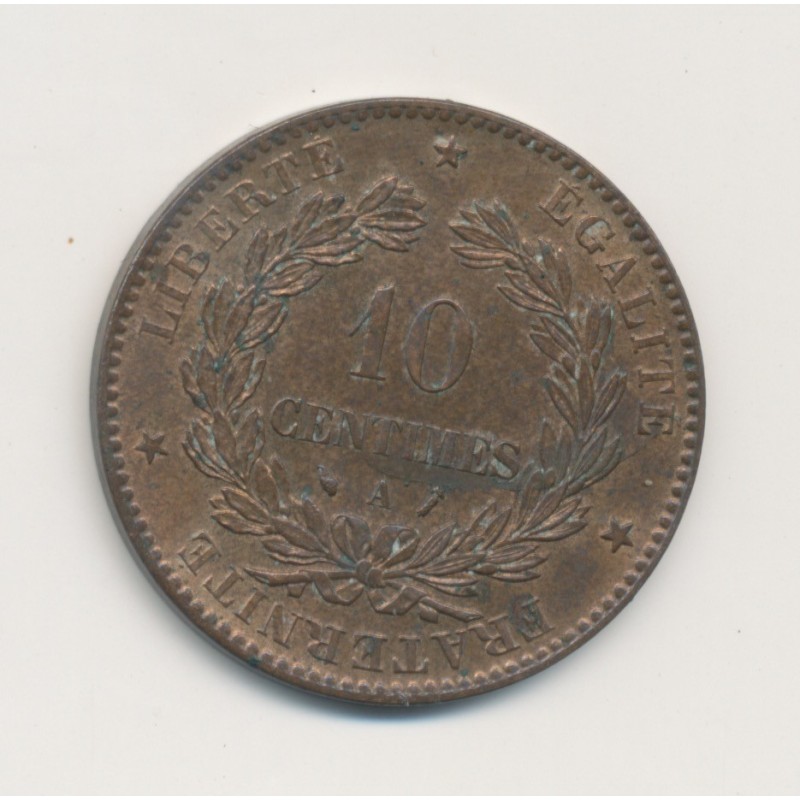 10 Centimes Cérès - 1889 A Paris - bronze - SUP+