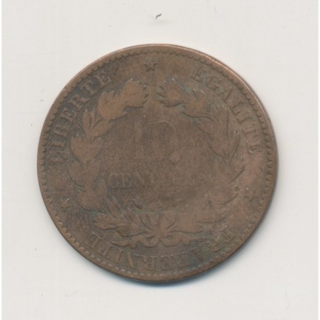 10 Centimes Cérès - 1894 A Paris - bronze - TB