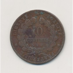 10 Centimes Cérès - 1896 A Paris - faisceau - bronze - TB 2