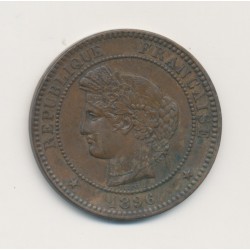 10 Centimes Cérès - 1896 A Paris - faisceau - bronze - TTB+